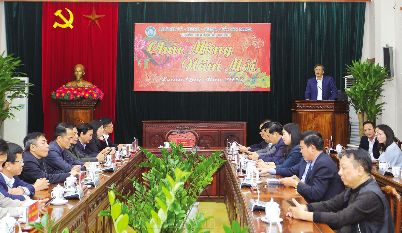 Thành phố Bắc Ninh gặp mặt các cơ quan thông tấn báo chí nhân dịp đón Xuân Quý Mão 2023