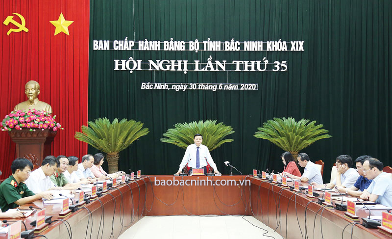 Hội nghị lần thứ 35 Ban Chấp hành Đảng bộ tỉnh khóa XIX