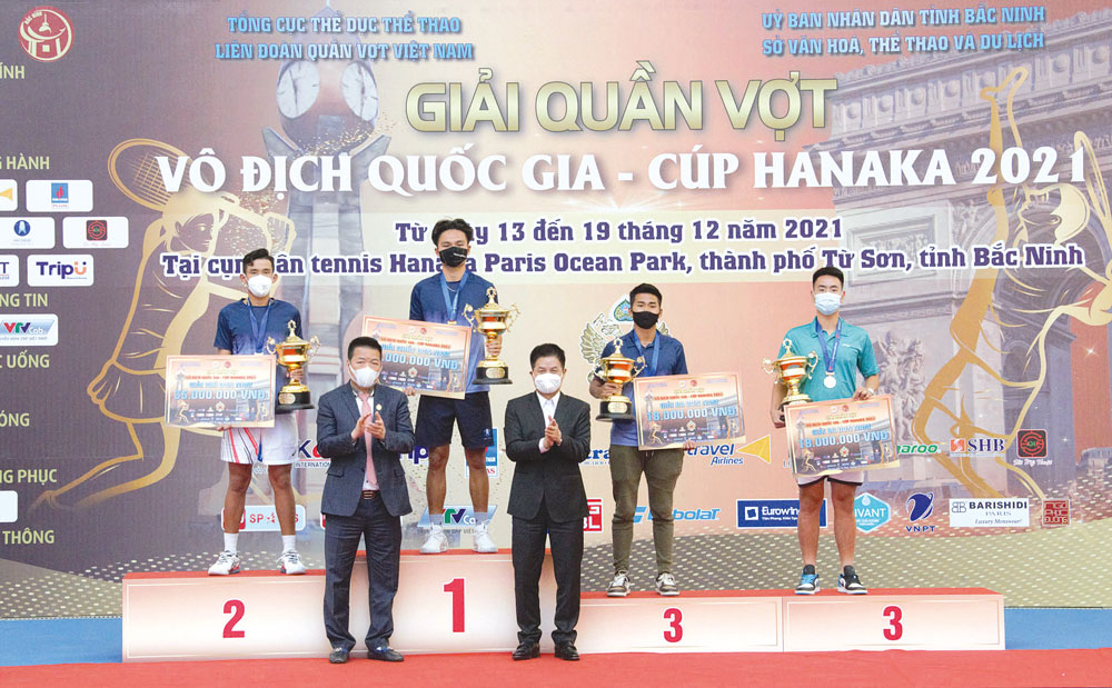 Bế mạc giải Quần vợt vô địch Quốc gia-Cúp Hanaka năm 2021