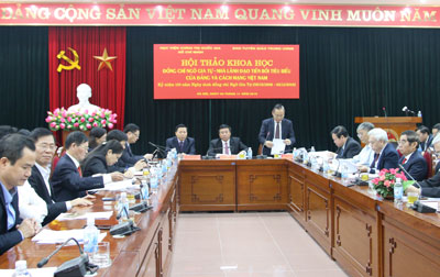 Hội thảo khoa học “Đồng chí Ngô Gia Tự - Nhà lãnh đạo tiền bối tiêu biểu của Đảng và cách mạng Việt Nam”