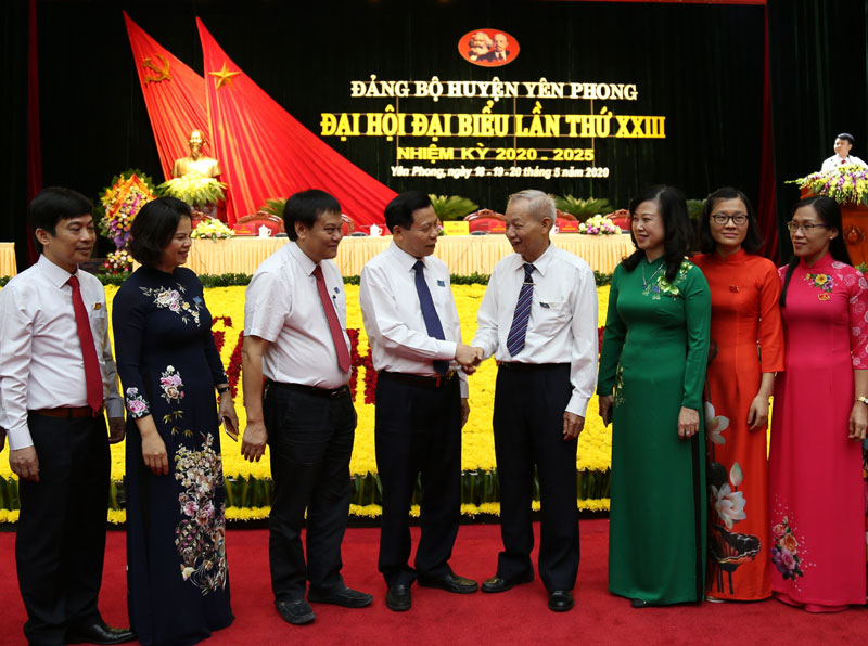 Đại hội đại biểu Đảng bộ huyện Yên Phong lần thứ XXIII thành công tốt đẹp